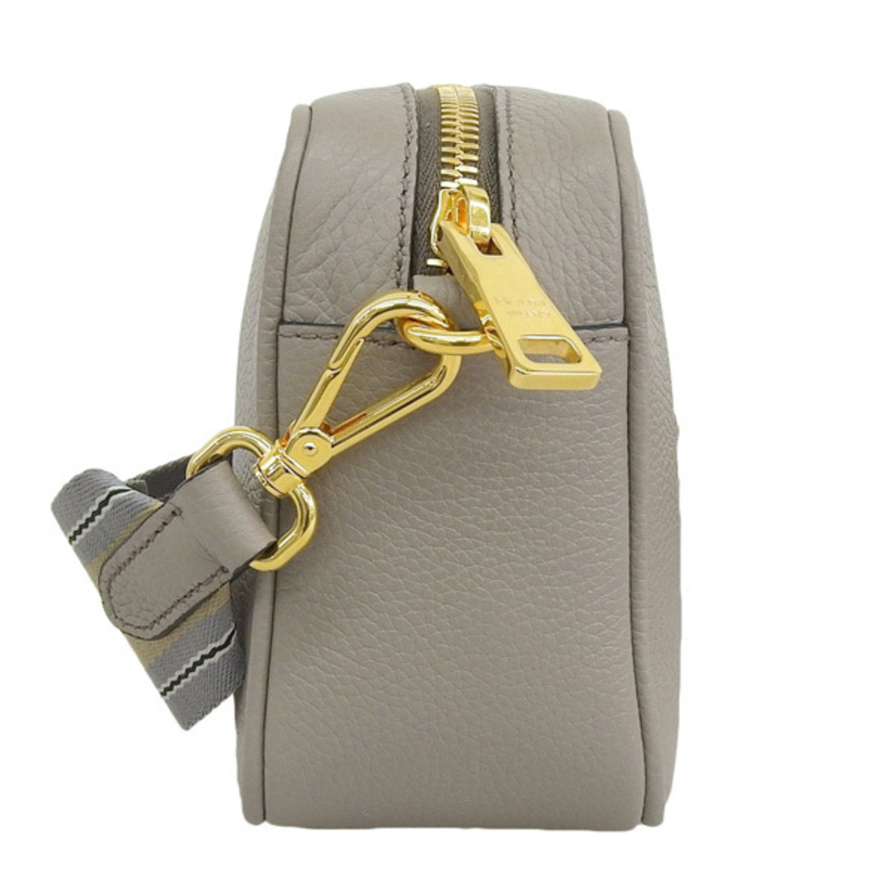Prada Leather Grey Shoulder Bags Outlet